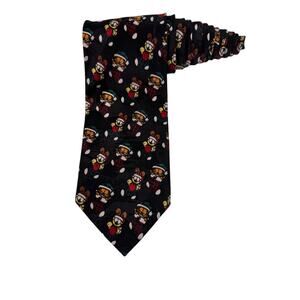 Paws Addiction Garfield Odie Christmas Stockings Cartoon Novelty Vintage Necktie